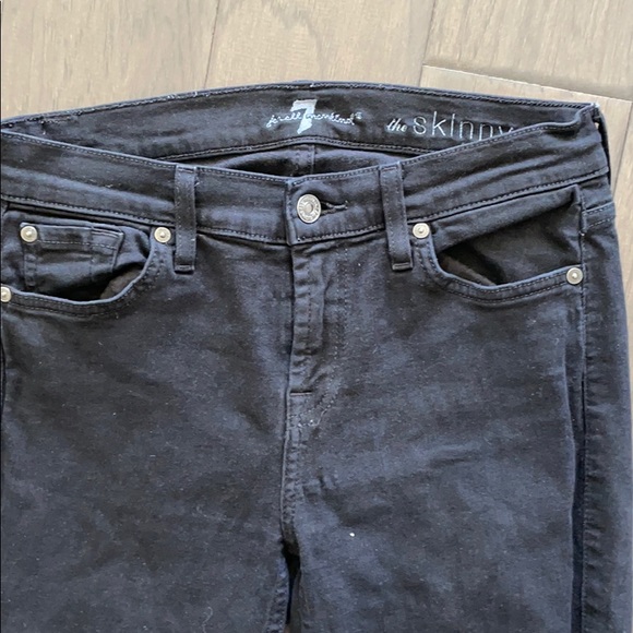 7 Jeans Black size 26 - Picture 2 of 4